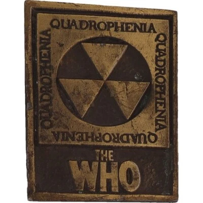 The Who Quadrophenia 摇滚音乐纪念品乐队 20 世纪 70 年代复古皮带扣 — 第 1/4 张图片