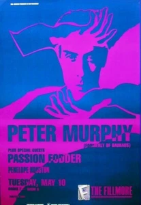 PETER MURPHY Original 1988 FILLMORE CONCERT POSTER - Picture 1 of 1