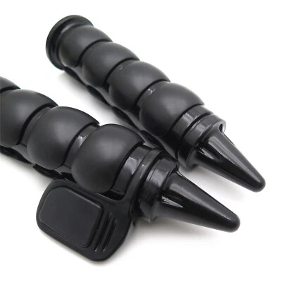 Empuñaduras de manillar negras 25 mm acelerador Boss para Harley Touring Sportster XL883 Foto 1 de 4