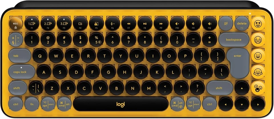 Logitech Pop Keys Wireless Mechanical Keyboard With Emoji Keys - Brand New - Image 1 of 4