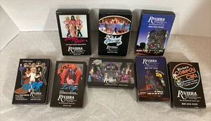 8 Decks Vtg Riviera Casino Las Vegas Playing Cards Splash La Cage Crazy Girls + - Picture 1 of 6