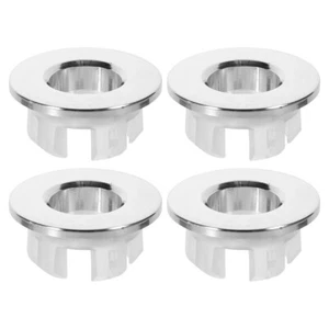 4 Pcs Basin Decorative Cover Round Overflow Drain Bathroom Sink Trim Ring - Picture 1 of 12