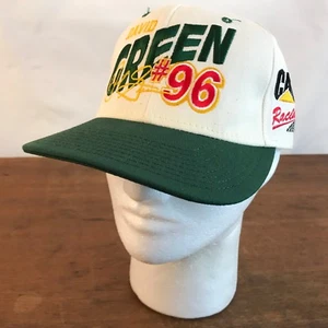 NASCAR CAT David Green #96 Racing Beige Adjustable Cap Hat Mens (CH18) - Picture 1 of 8