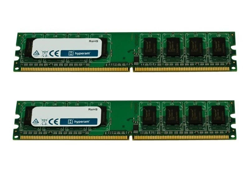 New 4GB Hypertec HYU26412882GBOE (2x 2 GB, PC2-6400 DDR2-800) DDR2 SDRAM  240pin - Image 1 of 1