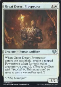 GREAT DESERT PROSPECTOR 007/287 FOIL LA GUERRA DEI FRATELLI MTG MAGIC NM - Foto 1 di 1
