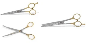 Grooming Shears Ultra Gold Dubl Duck Super Sharp Scissors Barber Stylist Groom - Picture 1 of 70
