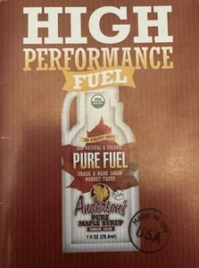 PURE FUEL! 24 X 1oz Anderson’s 💯Pure Organic Maple Syrup! for Running/Athletes! - Picture 1 of 9