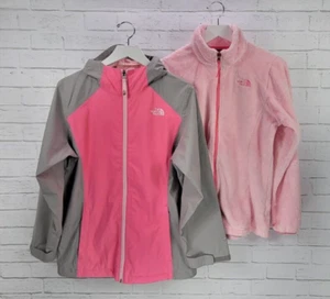 The North Face Girls Osolita Triclimate 3-in-1 Jacket Size XL 18 Coat Pink Gray - Picture 1 of 24