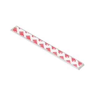 Aluminio vacío en blanco 6x1" con base adhesiva 1 pieza: estrecho 12 mm - Imagen 1 de 2