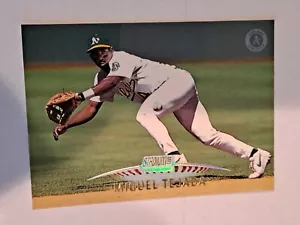 1999 Topps Stadium Club Miguel Tejada #294 Oakland Athletics - Picture 1 of 2