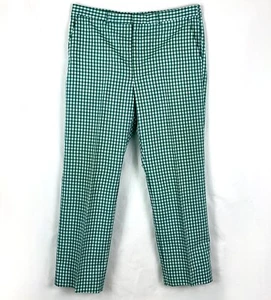 Vintage Hubbard Mens Golf Pants 39 X 32 Green Plaid Checks Cotton Blend EUC - Picture 1 of 12