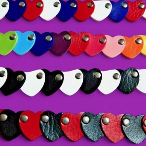 CADENA DE CORAZONES Gargantilla Collar Americano LGBT Harley Quinn Orgullo EE. UU. Y1 - Imagen 1 de 9