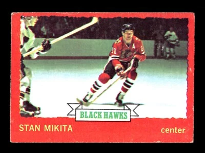 4-04-20 PWE. FLAWED . 1973-74 opc o-pee-chee #6 stan mikita (A) - Image 1 of 2