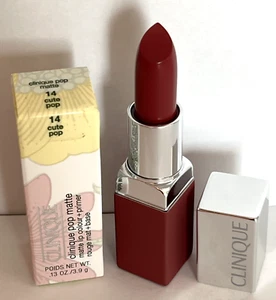 Clinique Pop Matte Lip Colour + Primer 14 Cute Pop Lippenstift 3,9 g Neu - Bild 1 von 1