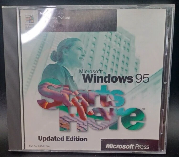 Microsoft Windows 95 Updated Edition Starts Here 098-71786 - Image 1 of 1