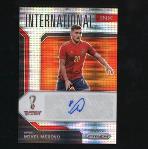 2022 Panini Prizm Mikel Merino International Ink Auto Silver Pulsar 55350 READ - Picture 1 of 3