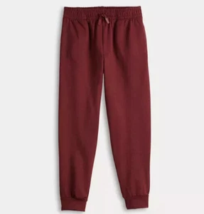 TEK GEAR Boys Medium 10/12 Ultra-Soft Fleece Jogger Maroon New - Picture 1 of 1
