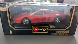 bburago Ferrari Testarossa 1984 Modell 1:18 Die Cast Metal - Bild 1 von 2