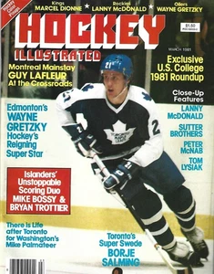 TOUGH MARCH 1981 HOCKEY ILLUSTRATED MAGAZINE NM/MT - BORJE SALMING (HOF) COVER ! - Bild 1 von 1