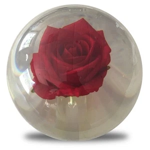 KR Clear Red Rose Bowlingkugel - 14 Pfund - Bild 1 von 1