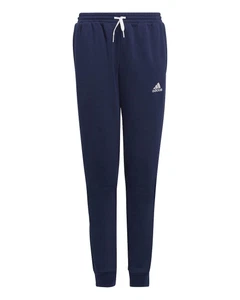  Tracksuit Pants Boy Kids Adidas Entrada 22 Sweat Blue Cotton Sweatshirt - Picture 1 of 10