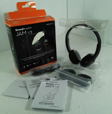 Creative Sound Blaster JAM V2 Lightweight Bluetooth 5.0 Wireless Headphones - Image 1 of 4