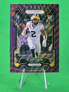 🔥 Blake Corum (RC) 🔥 2024 Panini Prizm Selecciones del draft - #128 Purple Wave Prizm - Imagen 1 de 2