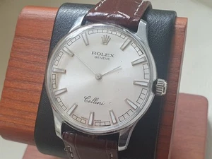 SUPERB GENTS ROLEX CELLINI DIAL MARRIAGE WATCH WITH CAL 1600 MOVEMENT, SERVICED - Picture 1 of 12