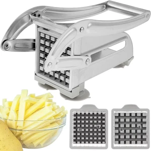 French Fries Cutter Stainless Steel Potato Slicer Quick-Cut Potato Slicer - Picture 1 of 12