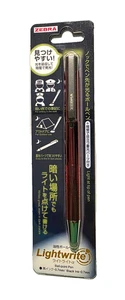 Zebra Lightwrite P-BA96-R / 0.7mm Black Ball Point Pen with White LED - Picture 1 of 10