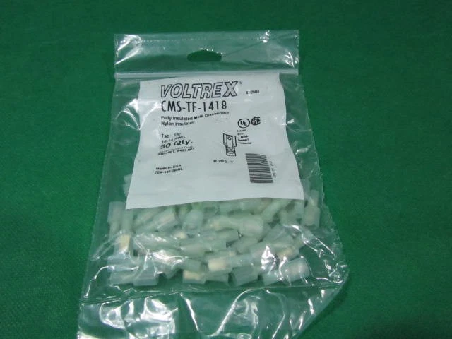 VOLTREX CMS-TF1418 Desconexión macho totalmente aislada de nailon, bolsa de 50 piezas. Foto 1 de 1
