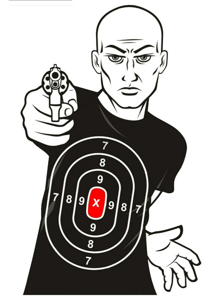 Splatter Target A4 Shoot Rifle Pistol Reactive Air Cheap Targets - FREE POSTAGE - Image 1 of 1