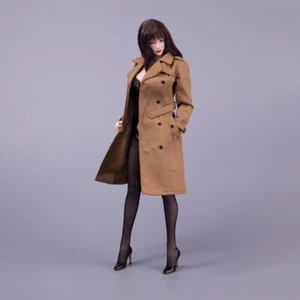 1/6 Scale Khaki Windbreaker Coat Fit for 12" Female Action Figure Toy PH TBL - Picture 1 of 3