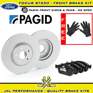 Ford Focus ST Mk3 ST250 2.0 EcoBoost Front Brake Pad & Disc Kit - Pagid OE Spec - Picture 1 of 1