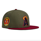 New Era 59Fifty Los Angeles Angels 25 Anniv Patch Fitted Hat Size 7 1/2