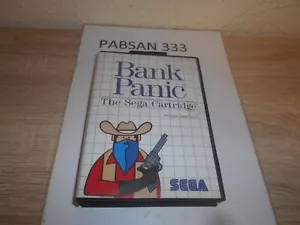 MASTER SYSTEM - BANK PANIC , PAL ESPAÑOL , COMPLETO - Imagen 1 de 2