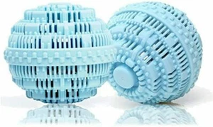 Orbie Eco Friendly Wash Ball & Detergent-Free Laundry Ball Set of 2 (Light Blue) - Picture 1 of 6