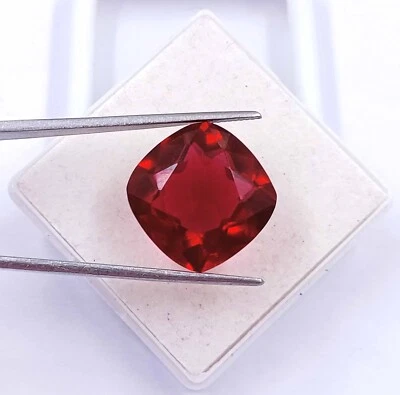23-24 Ct Excellent Red Ruby Cushion Cut EGL Certified Burma Gemstone JNA - Image 1 of 4