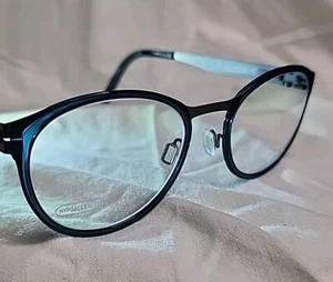 Handmade OVVO Optics 3758 Graphite / Navy Blue Titanium Frames - Picture 1 of 8