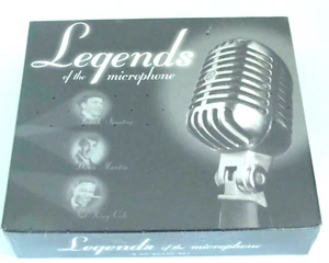 NEW SEALED 2001 Legends Of The Microphone 3-CD Set Sinatra Martin Nat King Cole - Picture 1 of 4