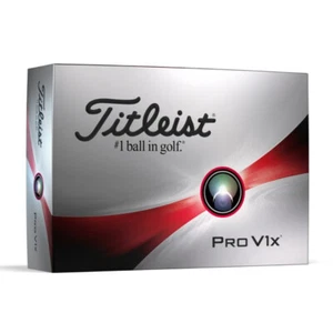 TITLEIST PROV1X WHITE GOLF BALLS 1X12 BRAND NEW IN BOX - Picture 1 of 2