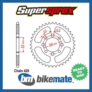 Sprocket Rear Steel 428-39T  for SUZUKI A 100 1973 1974 1975 1976 1977 1978 - Picture 1 of 1