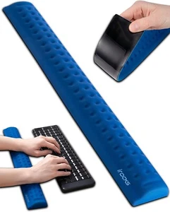 i-Rocks IRC41 Ergonomic Keyboard Memory Foam Wrist Rest Pad with Anti-Slip Base - Picture 1 of 7