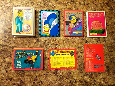 THE SIMPSONS "SKYBOX" TRADING CARD SET - SERIES 2 - 1994 90 CARD "COMPLETE SET" - Image 1 of 4