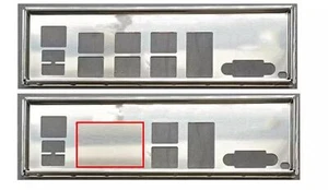 OEM I/O IO Shield X10SDV-16C-TLN4F X10SDV-12C-TLN4F X10SDV-8C-TLN4F - Afbeelding 1 van 3