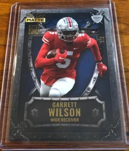 2022 Wild Card Matte SP GARRETT WILSON RC Jets Ohio State RARE 1/3 #WWN-12 - Picture 1 of 3