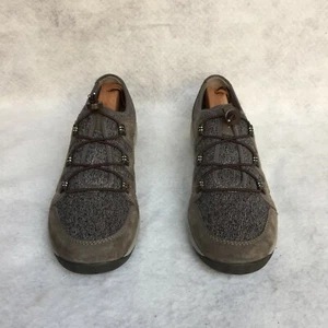 Dansko Suede & Fabric Slip-on Bungie Lace-up Casual Sneakers, Women's 40 (Grey) - Picture 1 of 10
