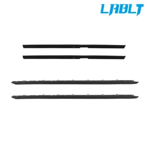 LABLT Window Sweep Weatherstrip Felt Seal Kit For 1984-1989 Chevy Corvette 4Pcs - Picture 1 of 8
