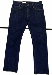 Pantalones de mezclilla de pierna recta AG Adriano Goldschmied The Protege para hombre 33x34 HECHOS EN EE. UU. USADOS EN EXCELENTE ESTADO - Imagen 1 de 12