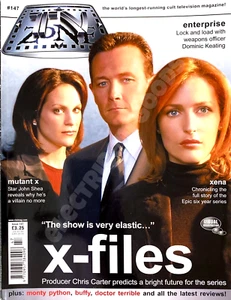 TV ZONE UK SCI-FI MAGAZINE X-FILES MONTY PYTHON BUFFY MUTANT X JAN 2002 - Picture 1 of 1